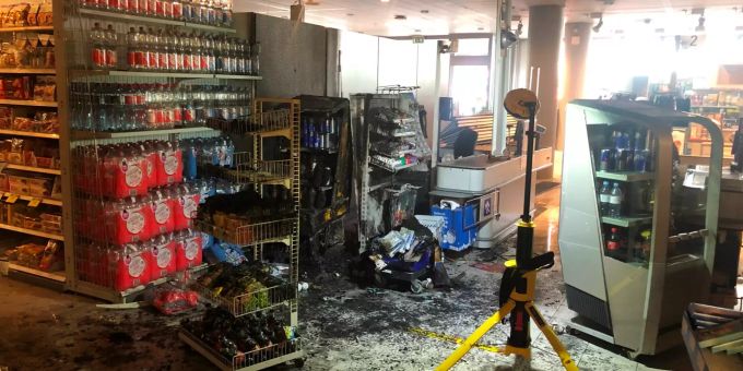 In der Coop Filiale in Herisau ist ein Brand ausgebrochen.