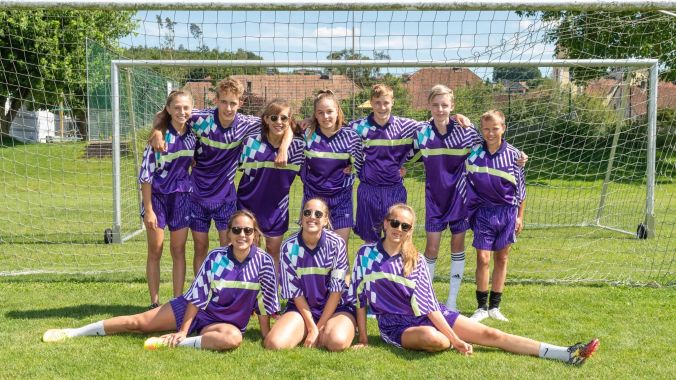 Schicke Garderobe: FC Thundorf Kickers