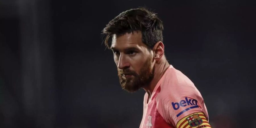 Ist auch wieder ins Mannschaftstraining des FC Barcelona eingestiegen: Lionel Messi. Foto: Enrique de la Fuente/gtres/dpa