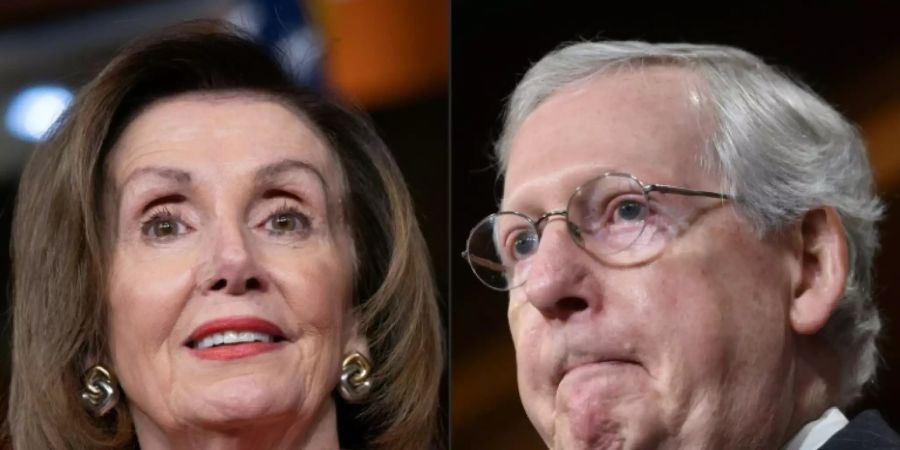 Democratic House Speaker Nancy Pelosi and Republican Senate Majority Leader Mitch McConnell issue a rare joint statement refusing President Donald Trump's offer of rapid coronavirus tests