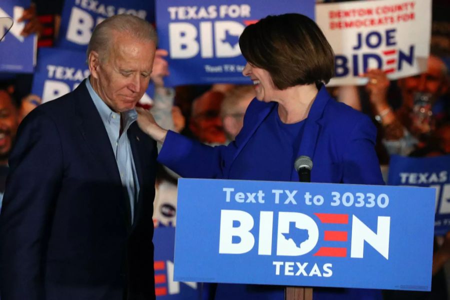 Joe Biden Vize Klobuchar