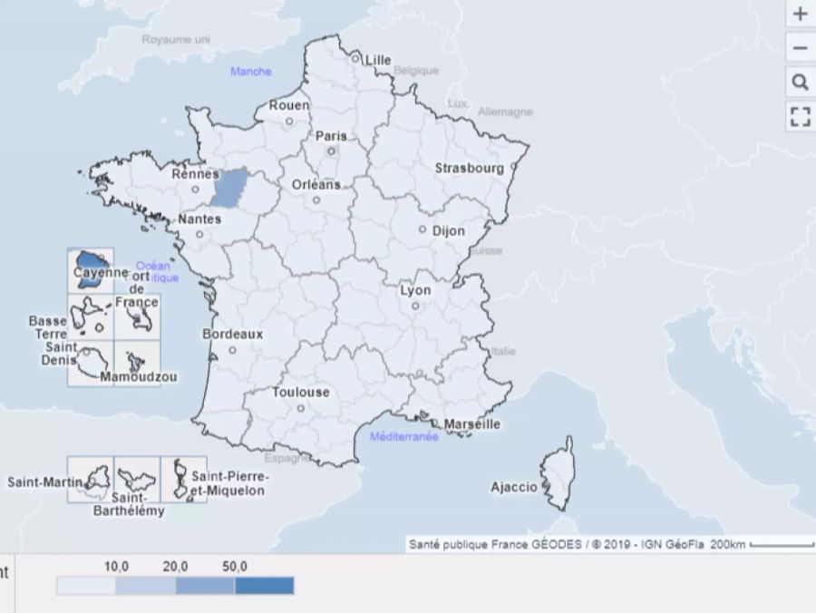 Coronavirus Frankreich