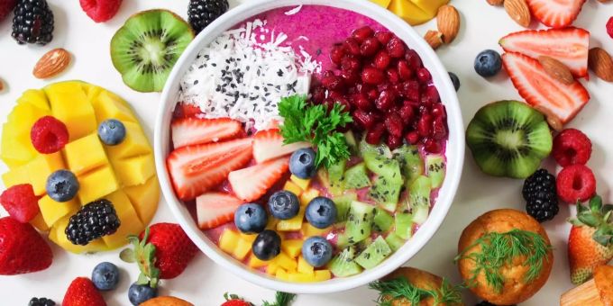 Lebensmittel, die vegan sind. Vegan Essen