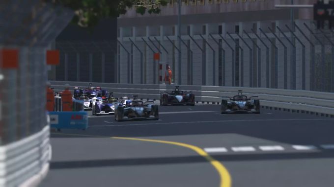 Das virtuelle Starterfeld der Formel E in Monaco. Formel E rFactor Monaco