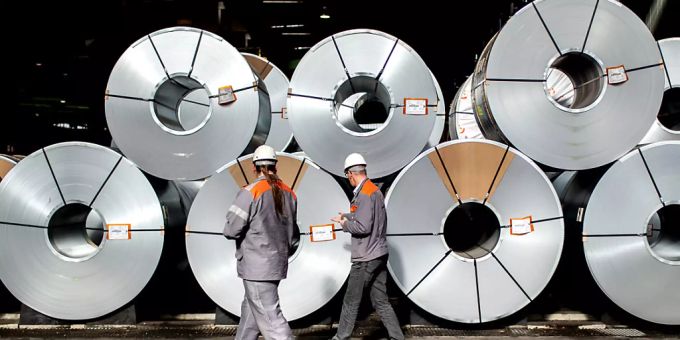 Die deutsche Wirtschaft hat schon im ersten Quartal deutlich nachgegeben. (Symbolbild) Die deutsche Wirtschaft hat schon im ersten Quartal deutlich nachgegeben. (Symbolbild)