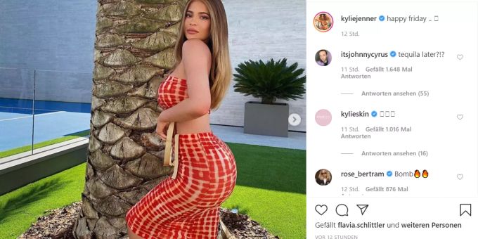 Kylie Jenner folgen auf Instagram mehr als 172 Millionen Anhänger. Kylie Jenner