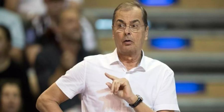 Ein Mann der klaren Worte: Der ehemalige Volleyball-Bundestrainer Stelian Moculescu. Foto: Soeren Stache/dpa