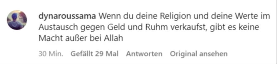 Dieser Muslime kritisiert Salah dafür, dass er "seine Religion verkauft".