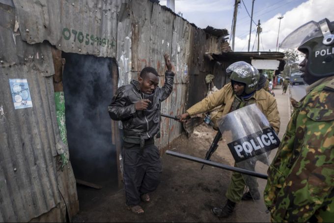 Die für die Führungsrolle auf Haiti vorgesehene kenianische Polizei gilt als umstritten. (Archivbild) Haiti Kenia Polizei UN