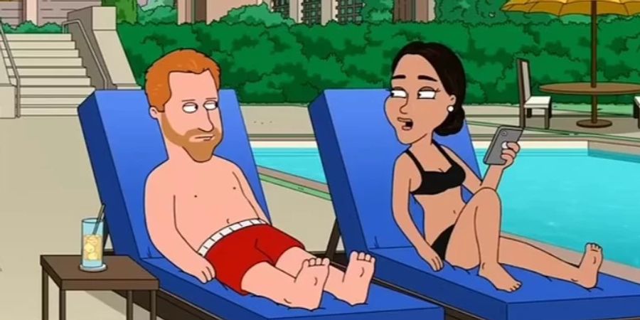 Prinz Harry und Meghan werden in «Family Guy» aufs Korn genommen.