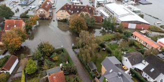 An Ostseeküste - Grosses Aufräumen nach Sturmflut mit Millionen-Schäden