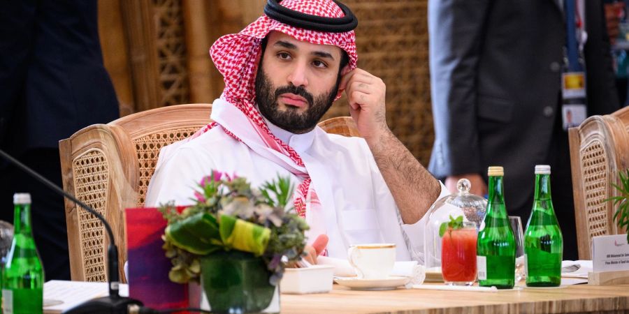 Kronprinz Mohammed bin Salman von Saudi-Arabien beim G20-Gipfel auf Bali.