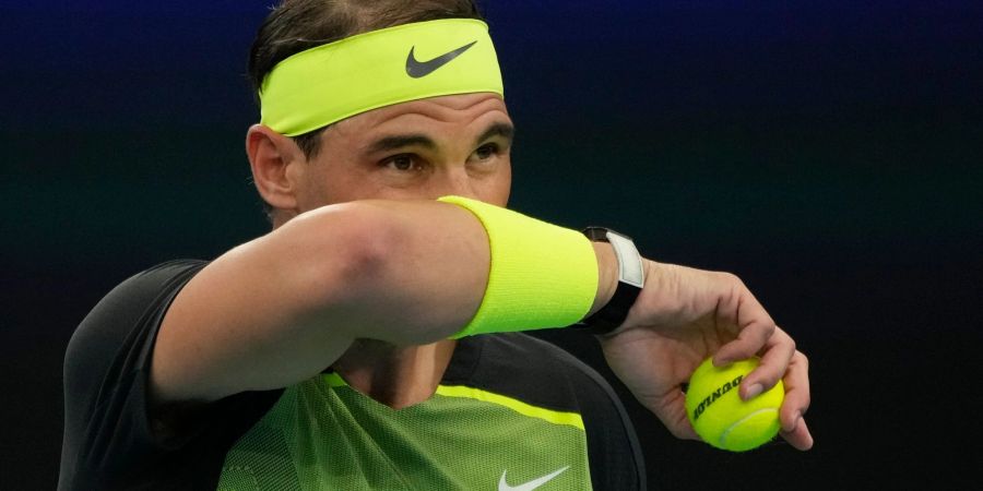 Der Spanier Rafael Nadal ist vor den Australian Open noch von einer Topform entfernt.