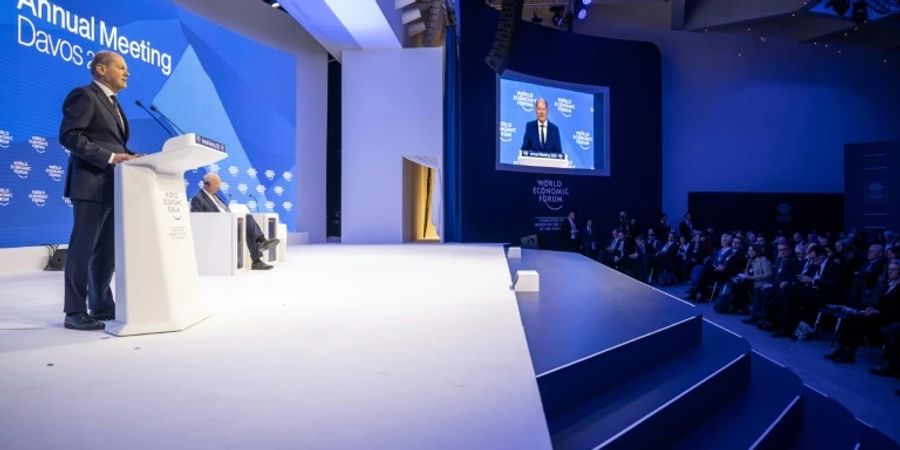 Scholz in Davos