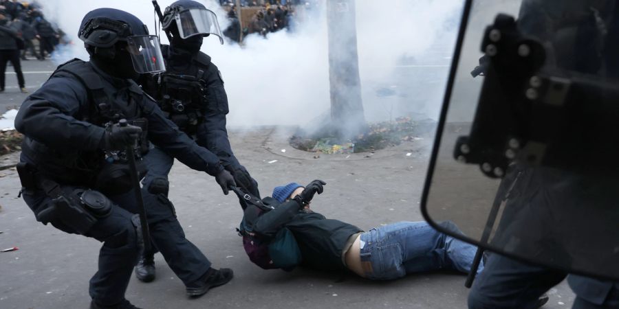 France Pension Protests