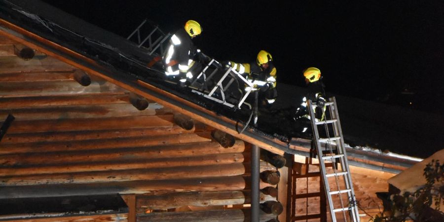 Brand in Stierva