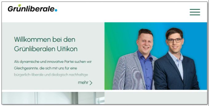Die Sektion Uitikon der Grünliberalen Partei sucht nach bürgerlichen Gleichgesinnten. Uitikon GLP Grünliberale bürgerlich