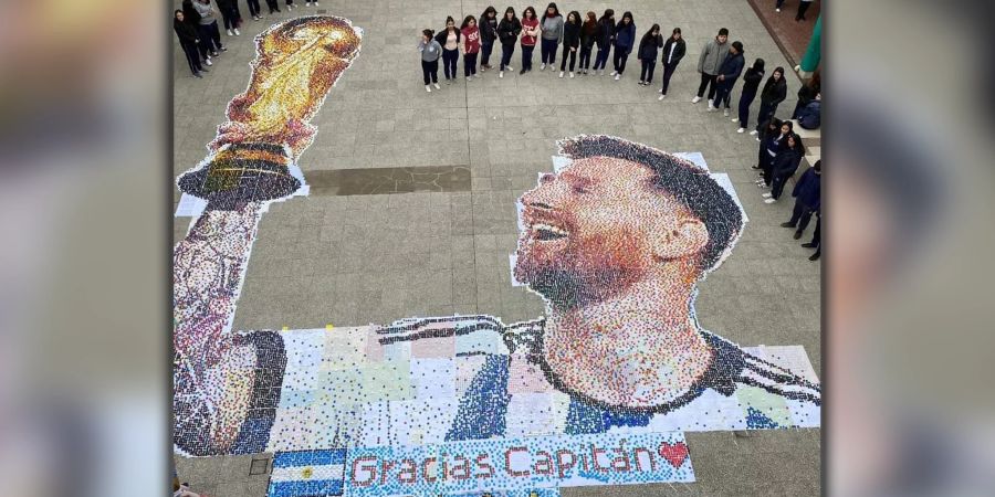 Lionel Messi Mosaik