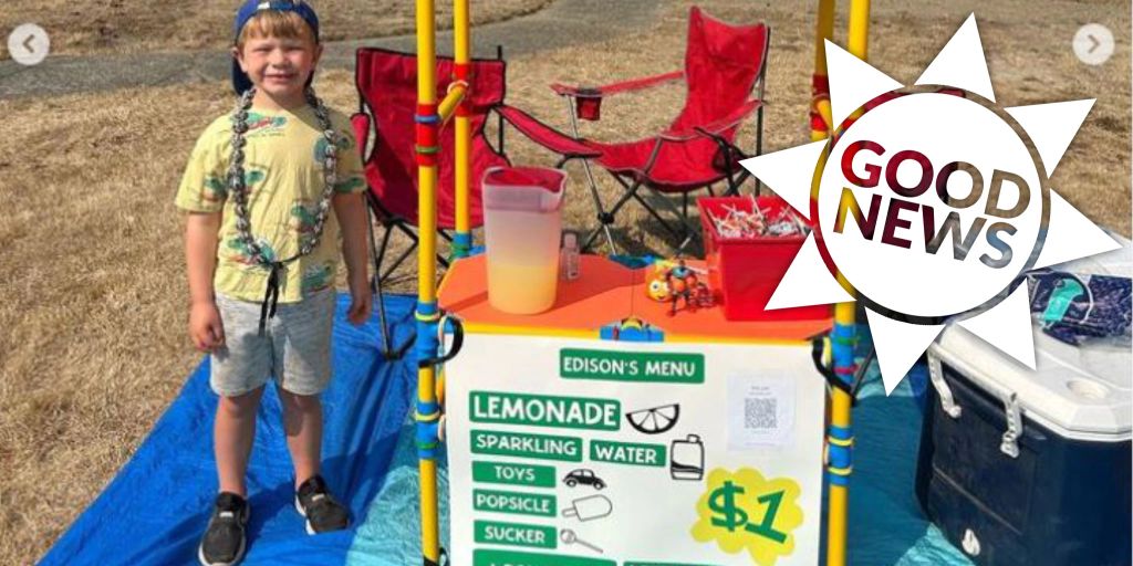 Five-Year-Old Edison Juel Raises ,000 with ‘Lemonade for Lahaina’ Fundraiser for Forest Fire Victims in Hawaii