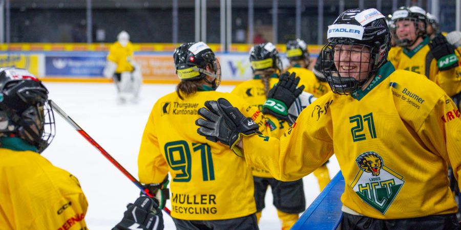 Die HC Thurgau Ladies gegen die SC Rapperswil-Jona Lakers