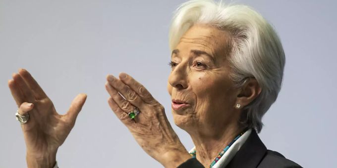 Die EZB-Chefin Christine Lagarde fordert die Unterstützung der Geldpolitik. (Archivbild) Christine Lagarde