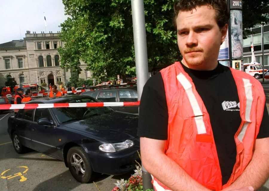 Friedrich Leibacher tötete drei Regierungsräte und elf Kantonsräte, verletzte zahlreiche Politiker sowie einige Journalisten zum Teil schwer.