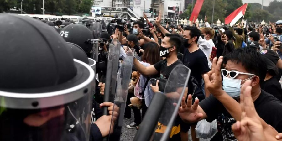 Proteste in Bangkok