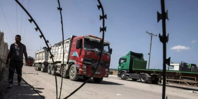 Lastwagen Gaza