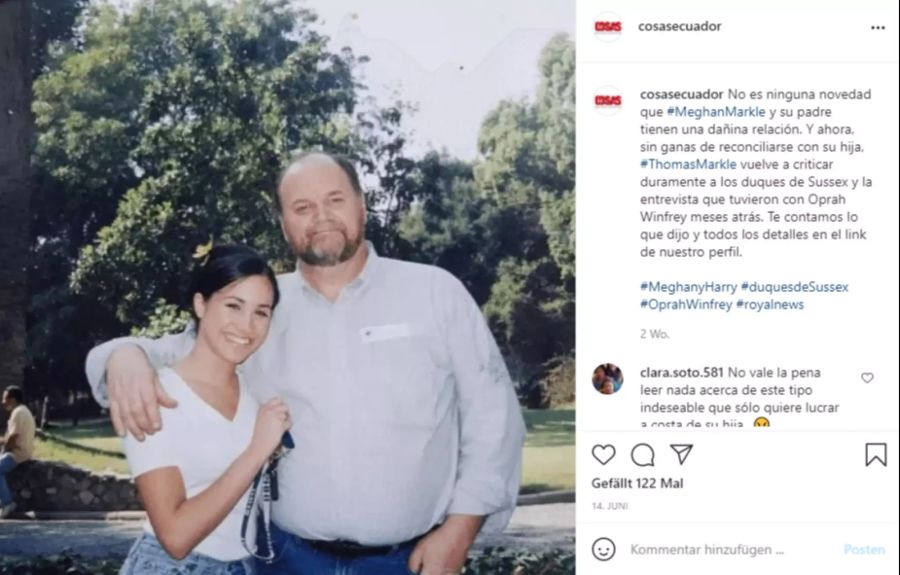 Mike war der Bruder von Meghans Papi Thomas Markle.