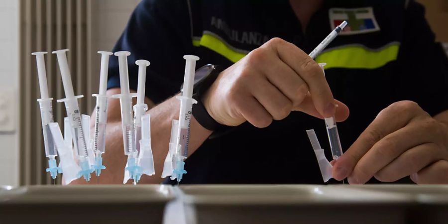 48,2 Prozent der Bevölkerung in der Schweiz sind bereits vollständig gegen das Coronavirus geimpft.
(Symbolbild)