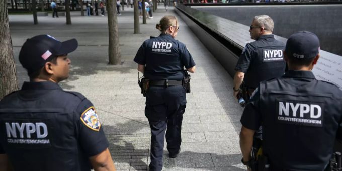 Die New Yorker Polizei. (Symbolbild) New York