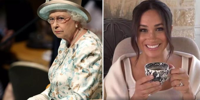 Briten empört - Verspottet Meghan hier die Queen?