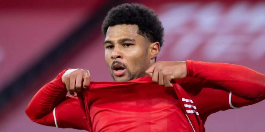 Ist für die Partie bei Lokomotive Moskau einsatzbereit: Bayerns Serge Gnabry. Foto: Sven Hoppe/dpa