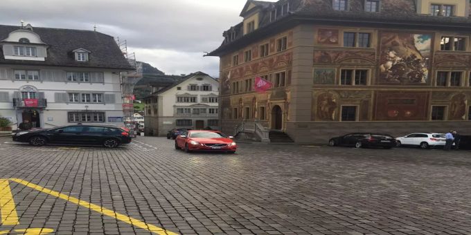 Sanierungsarbeiten zwischen Rathaus und Ratskeller. Sanierungsarbeiten zwischen Rathaus und Ratskeller