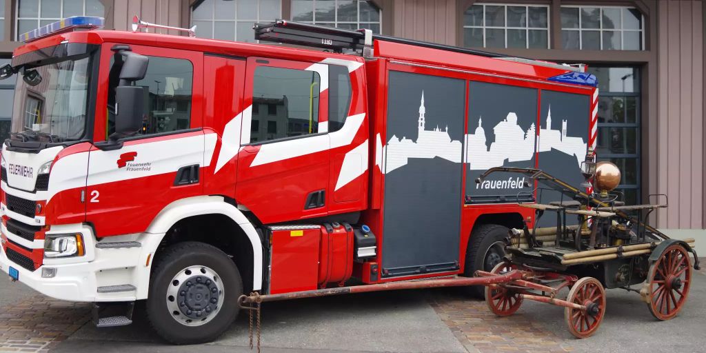 250 Jahre Stadtbrand Frauenfeld Feuerwehr einst und heute