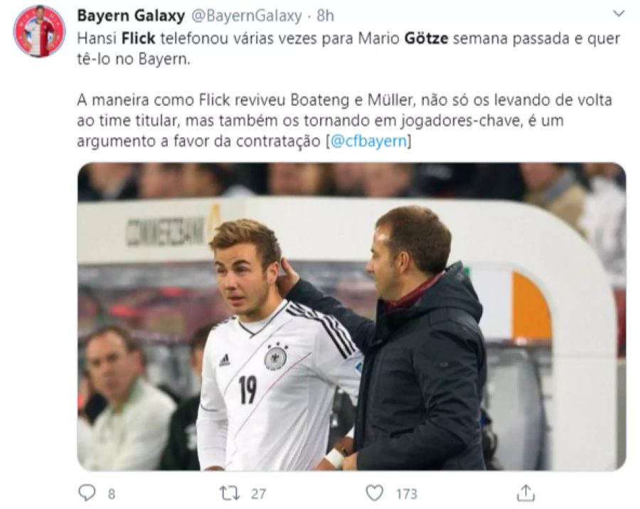 Hansi Flick Mario Götze