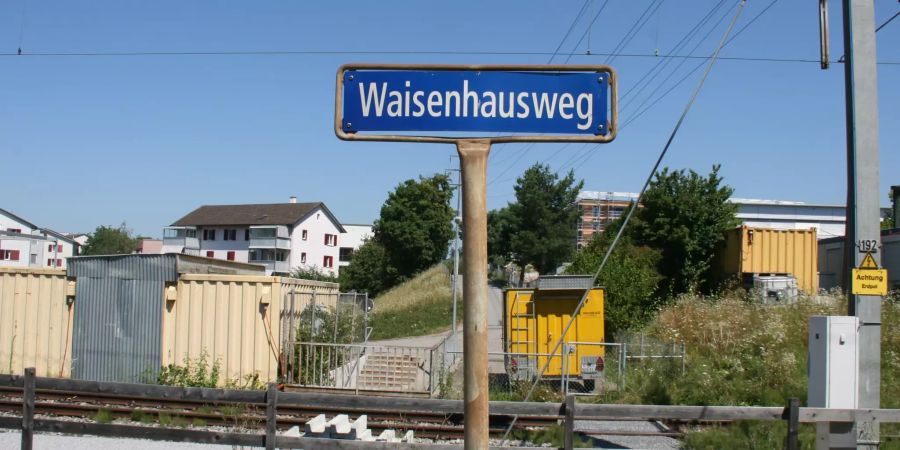 Der Waisenhausweg in Jona.