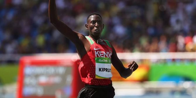 Conseslus Kipruto an den Olympischen Spielen in Rio 2016.