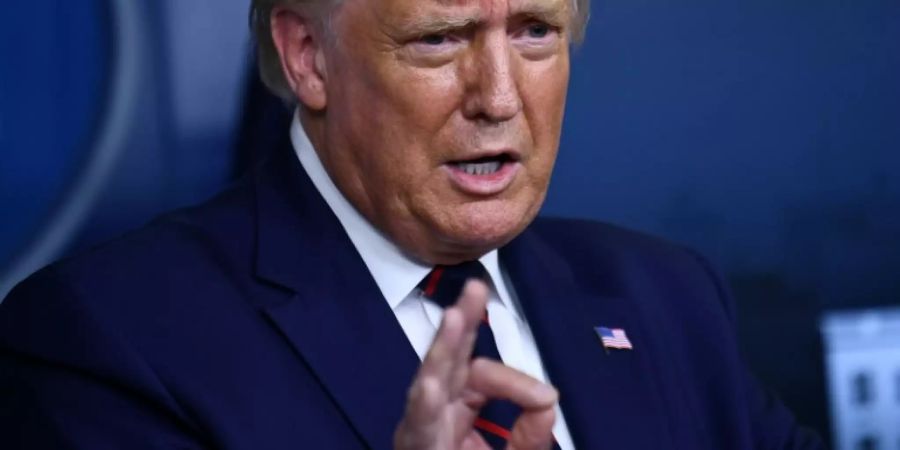 US-Präsident Trump bei Pressekonferenz in Washington