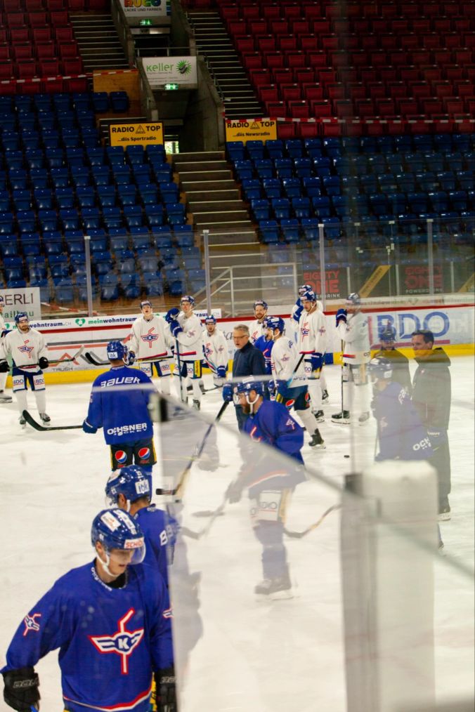 Training des EHC Kloten