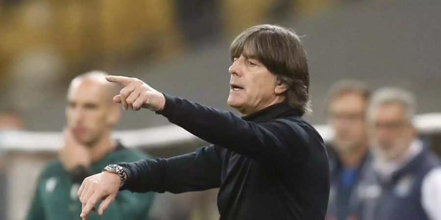 Kann gegen die Schweiz auf Timo Werner bauen: Bundestrainer Joachim Löw. Foto: Efrem Lukatsky/AP/dpa