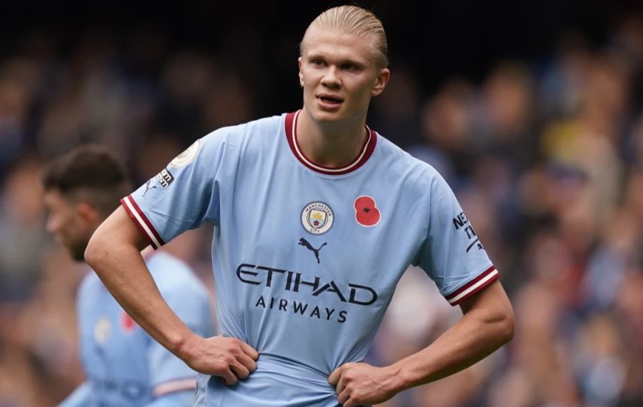 Mittelstürmer: Erling Haaland von Manchester City.