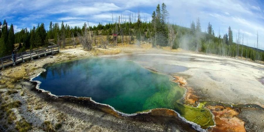 Der Abyss Pool im Yellowstone-Nationalpark