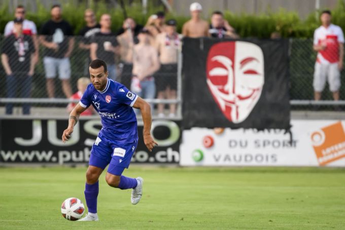 Nicolas Lüchinger im Trikot des FC Thun. (Archivbild) Nicolas Luechinger FC Thun