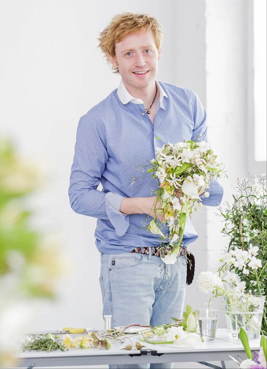 Porträtfoto Florist Mann