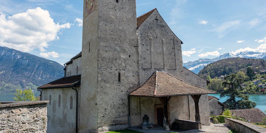Die Schlosskirche in Spiez.