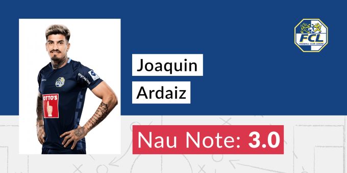 Die Nau.ch-Note für Joaquin Ardaiz vom FC Luzern. fcl