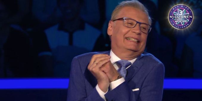 Der Moderator von «Wer wird Millionär» Günther Jauch. wer wird millionär