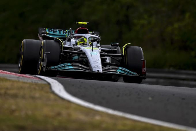 Lewis Hamilton (Mercedes) beim Ungarn-GP der Formel 1. Lewis Hamilton Formel 1