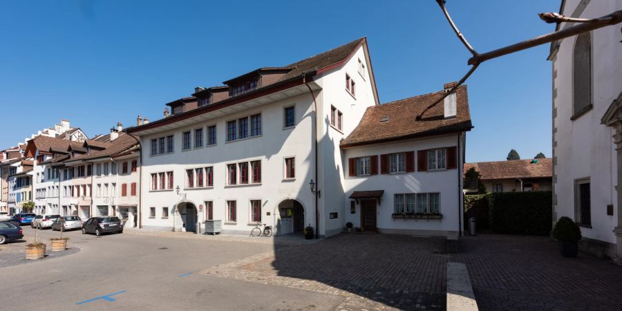 Die Gemeindeverwaltung in der mittelalterlichen Altstadt von Mellingen.